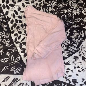 Pink Pacsun Corduroy Long Sleeved Shirt
